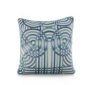 50x30/45x45cm luxury blue grey jacquard pillowcase cushion cover decorative sofa abstract geometric throw pillow cover backrest marie antonette L45x45cm 
